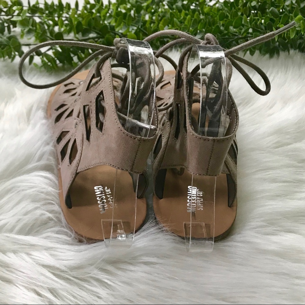 SOLD: Mossimo Slate Laceup Cutout Gladiator Sandal - Picture 5 of 5